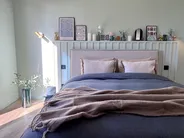 Säng med lamellram SENNEZ 160 x 200 cm Beige_915865