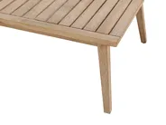 Garden Corner Sofa with Table 5 Seater ALCAMO Acacia Wood Black Left Hand_764961