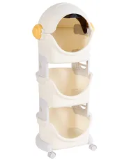 Leluhyllykkö BAWLEY Astronautti 106 cm pyörillä Vaaleanbeige_1124091