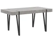 Dining Table ADENA Grey Concrete Effect 150 cm 90 cm_782305