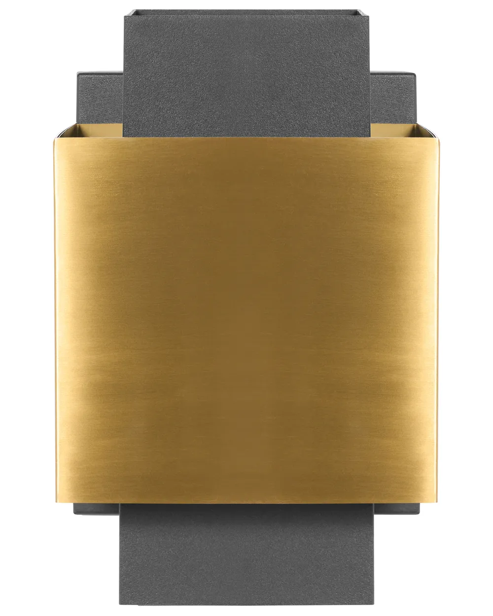 Set of 2 Outdoor LED Wall Lights TIMOK Brass_1100020