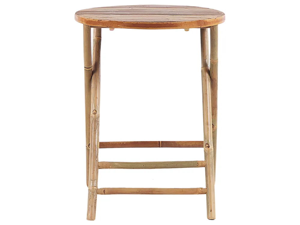 Bistro Set Folding SAVELLETRI Bamboo Brown_838126