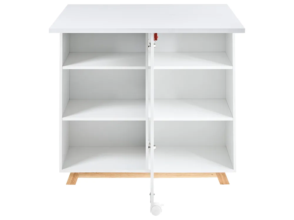 Cabinet Desk FLOMOT 80 cm 40/80 cm Folding White_1054044