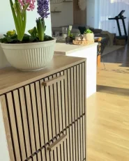 Shoe Storage Cabinet LYNWOOD Light Brown_989603