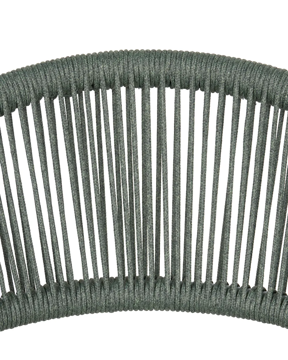 Set of 4 Garden Chairs with Cushions ORMEA Metal Green_1080029
