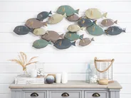 Wall Decor Fish FERMIUM Metal 47 cm Multicolour_742274