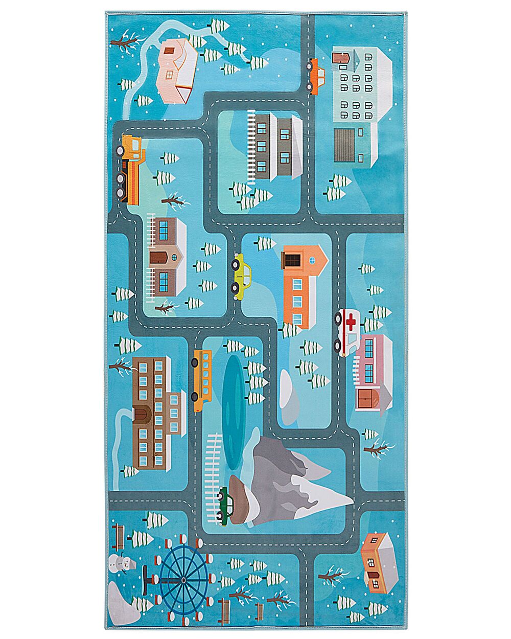 Barneteppe KIGI Blå 80 x 150 cm