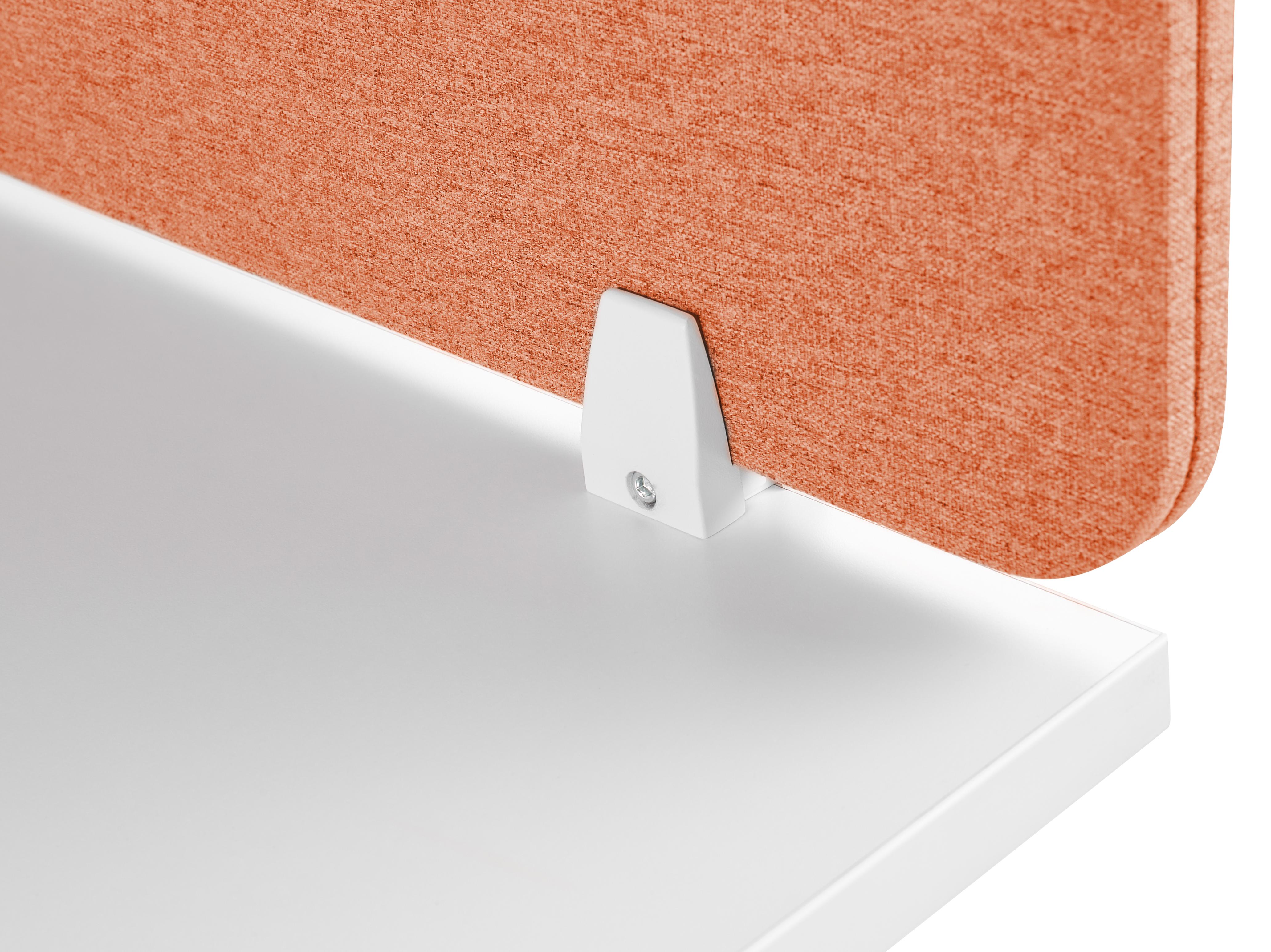 Desk Screen WALLY 130 x 40 cm Light Red_853161