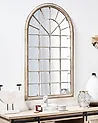 Wall Mirror TREVOL 77 cm 130 cm Metal Beige