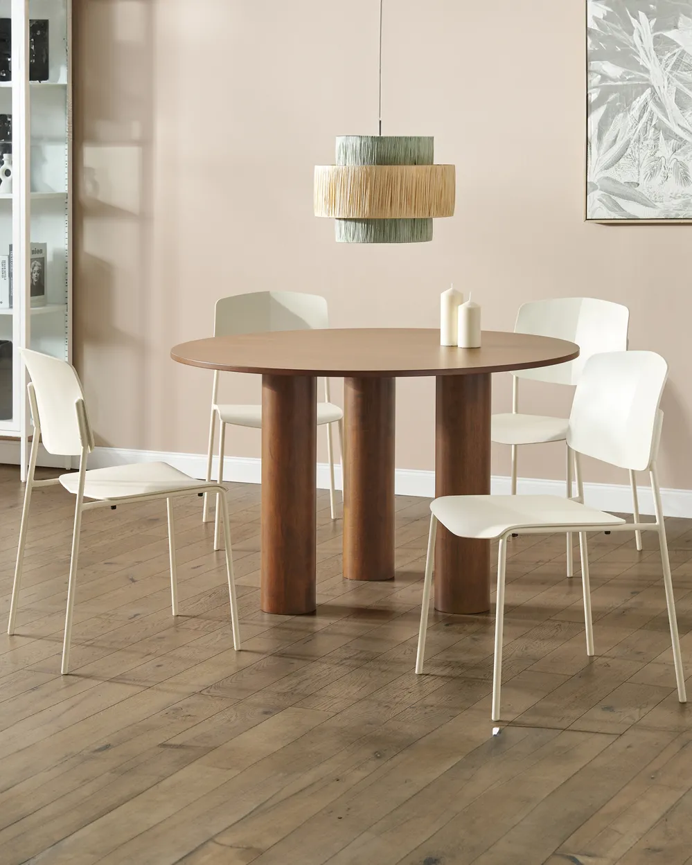 Set of 4 Dining Chairs ASTORIA Beige