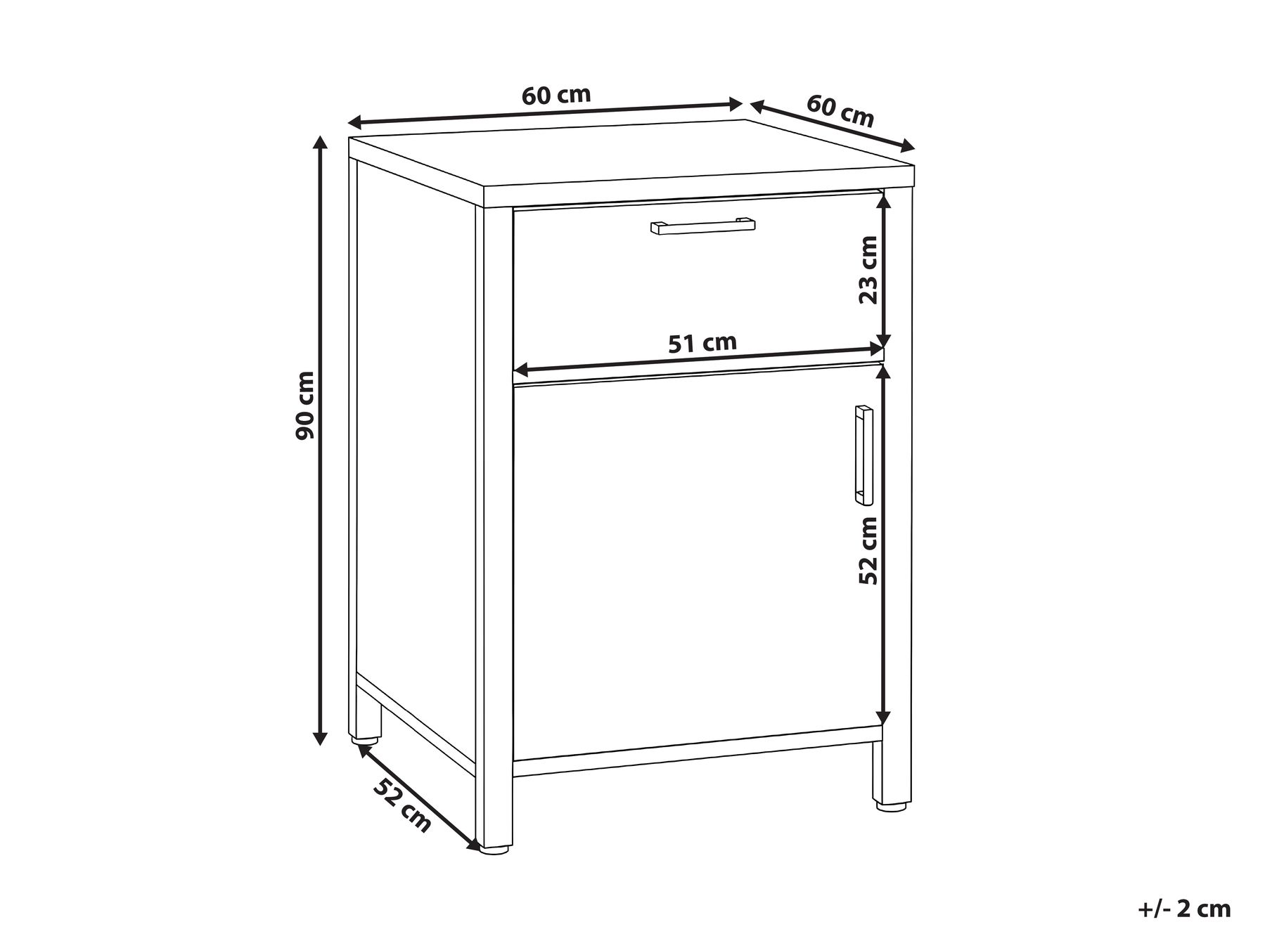 Outdoor Kitchen Cabinet ROCHA Graphite Grey Metal_1079726