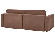 Bäddsoffa 3-sits VAXHOLM med förvaring Bouclé Brun_1026758