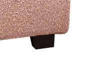 Ottoman Bed VAUCLUSE Boucle Pastel Pink 140 x 200 cm (EU Double)_913091
