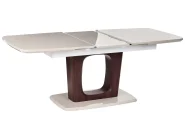 Förlängningsbart matbord BERRIGAN Ljusbeige 160/200 cm 90 cm_1043806