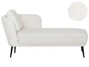 Vänstervänd schäslong ARTHEZE Bouclé Off-White_930055