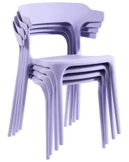 Puutarhatuolisetti 4 kpl GUBBIO Violetti_1080278