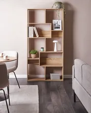 6 Tier Bookcase CHATEH 180 cm Light Brown_1003843