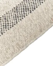 Rug TACETTIN White 80 x 150 cm Wool_847196