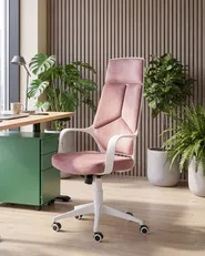 Kontorsstol DELIGHT Sammet Pastellrosa_1102420