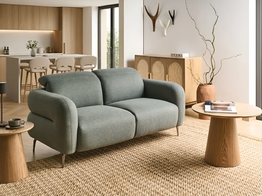 Sofa 2 Seater ARTUNA Fabric Green_1044818