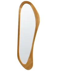 Wall Mirror SAUVILLE 50 cm 160 cm Light Brown_1144325
