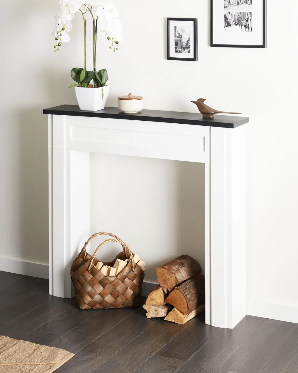 Fireplace Mantel BAUDIN White_950374