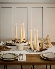 Set of 6 LED Candles AURUM 28 cm Off-White_1085016