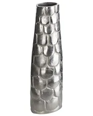 Kukkamaljakko SUKHOTHAI 47 cm Metalli Hopea_826421