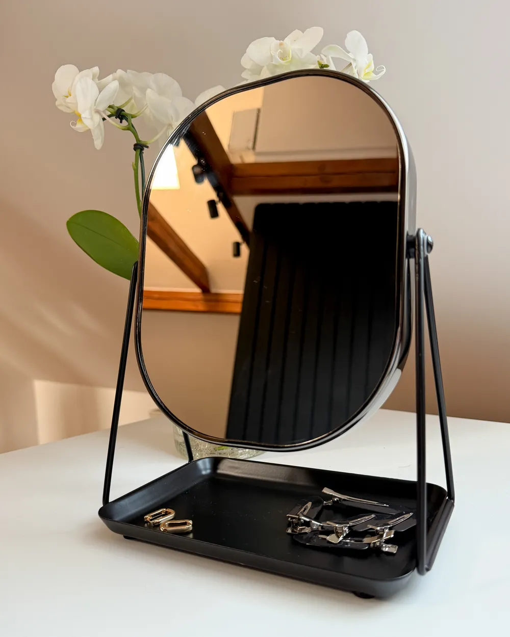 Makeup Mirror CORREZE Black_1039198