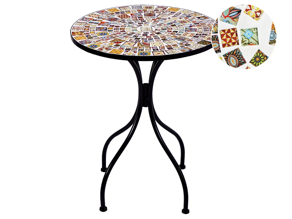 Bistro Table CASARIO 60 cm 60 cm Black
