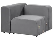 Moduulisohva 2-istuttava FALSTERBO Sametti Harmaa_919372