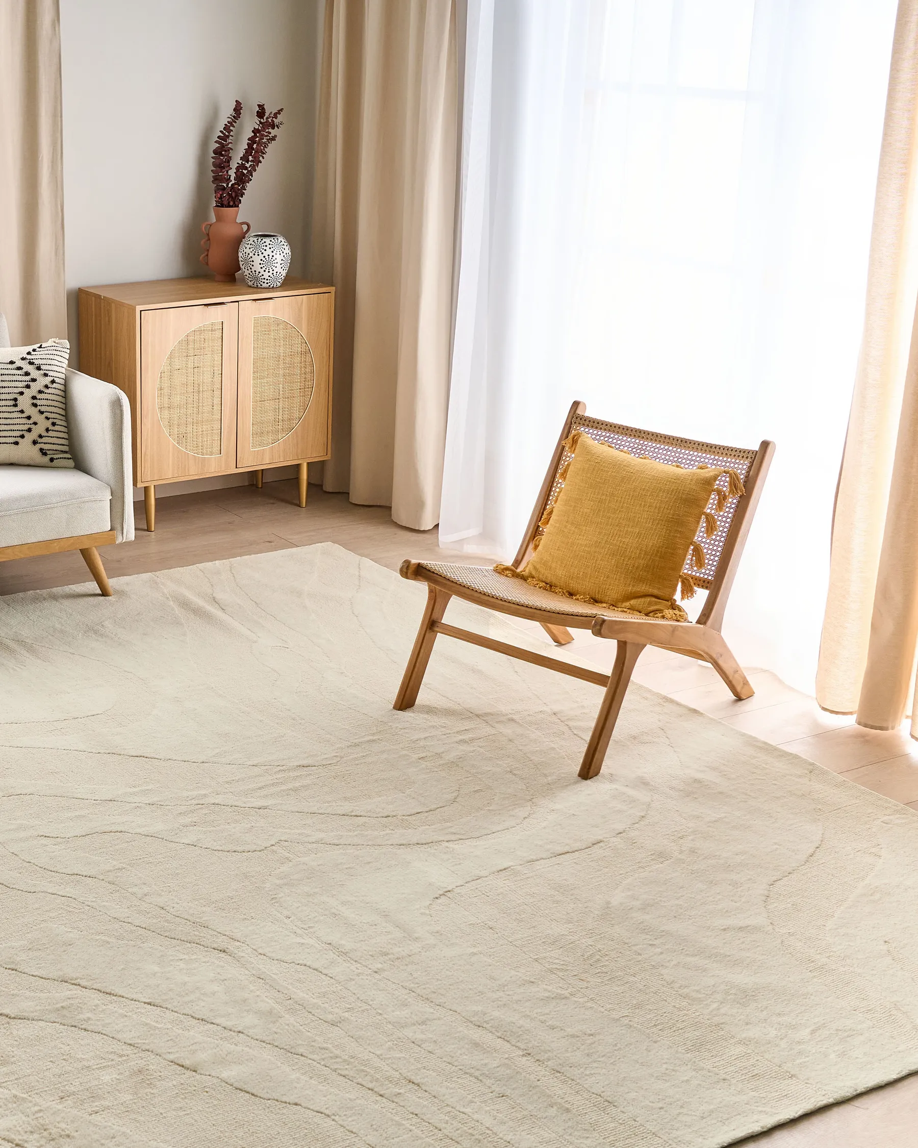 Matto SASNAK Beige 300 x 400 cm Villa_884347