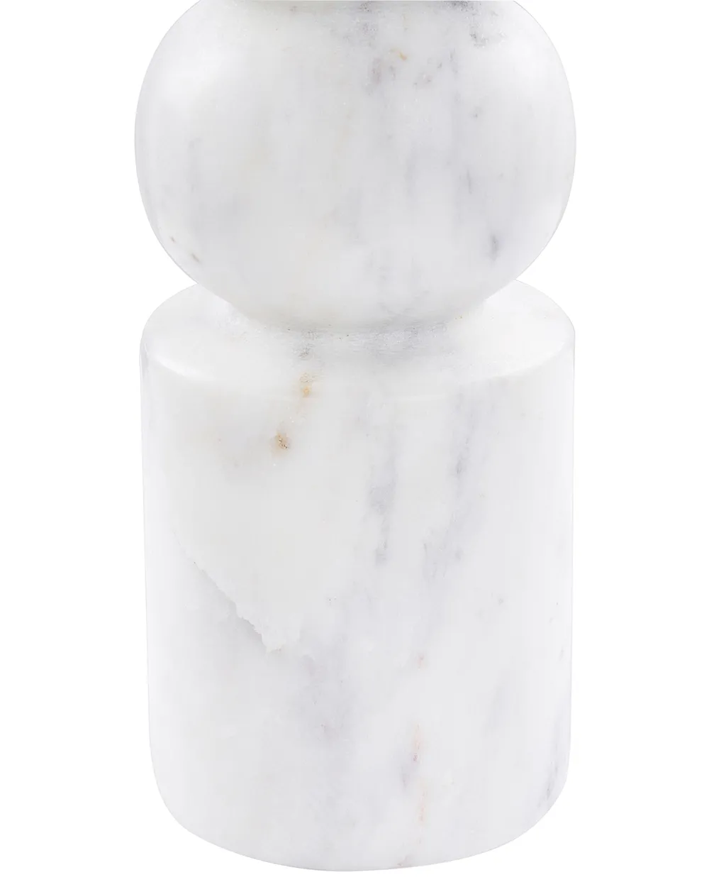Candle Holder IOANNINA 20 cm Stone White_909787