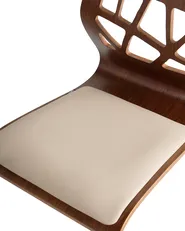 Set med 2 barstolar PETERSBURG Konstläder Beige/ Svart_1044586