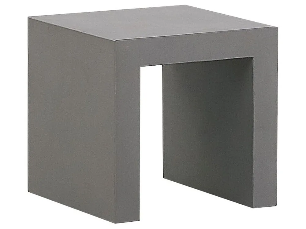 Garden Dining Set with Stools 4 Seater OLBIA/TARANTO Concrete Grey_806411