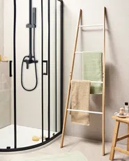 Towel Stand OTAVALO Bamboo Light Brown_970768