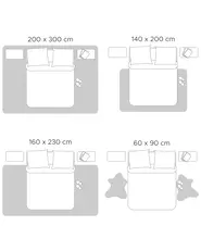 Barneteppe IRINGAL  Beige ø 120 cm Bomull_1135244