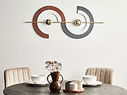 Wall Decor FARO 42 cm Metal Multicolour_1187324