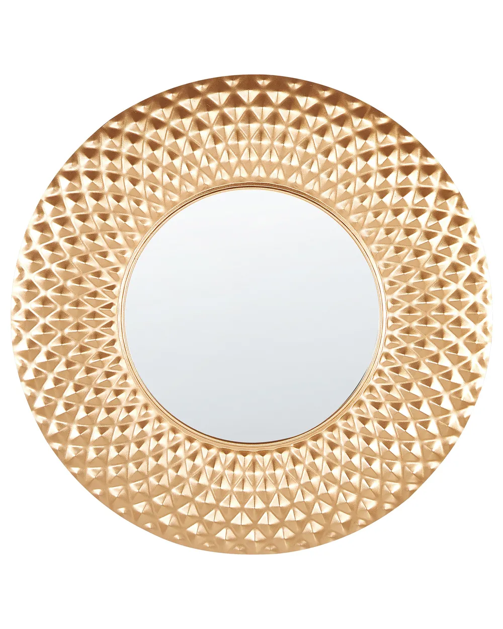 Wall Mirror COMBE 60 cm 60 cm Metal Gold