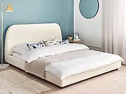 Sänky Buklee ROISEL 160 x 200 cm Vaaleanbeige_1183896