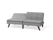Sofa Bed 3 Seater RONNE Fabric Light Grey_706446