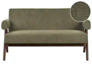 Soffa 2-sits TAMRE Bouclé Grön/ Mörkbrun_985229