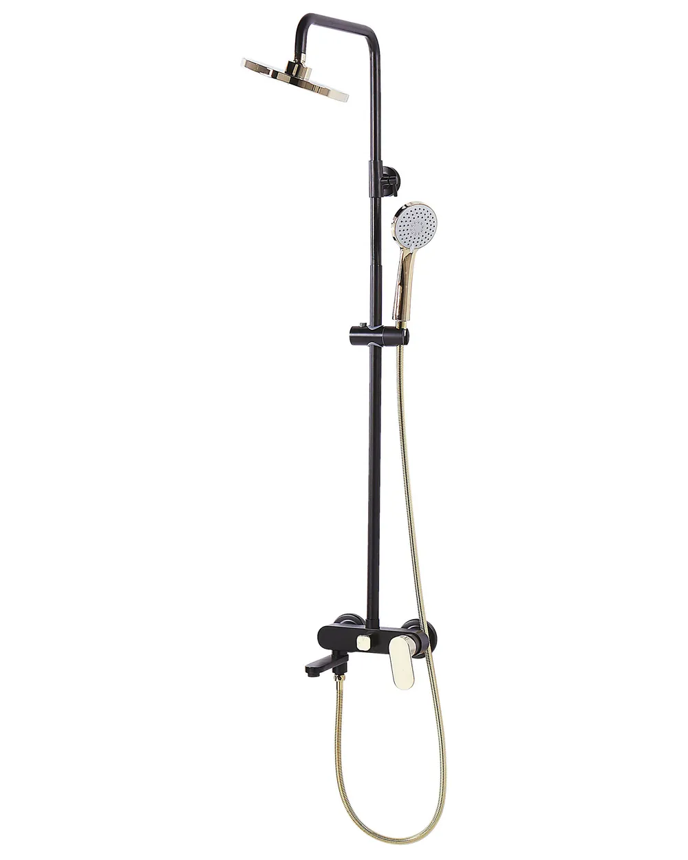 Mixer Shower Set with Rainshower GURARA Black/ Gold_813543