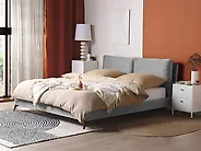 Bed Velvet MELLE 180 x 200 cm (EU Super King) Grey_1172438