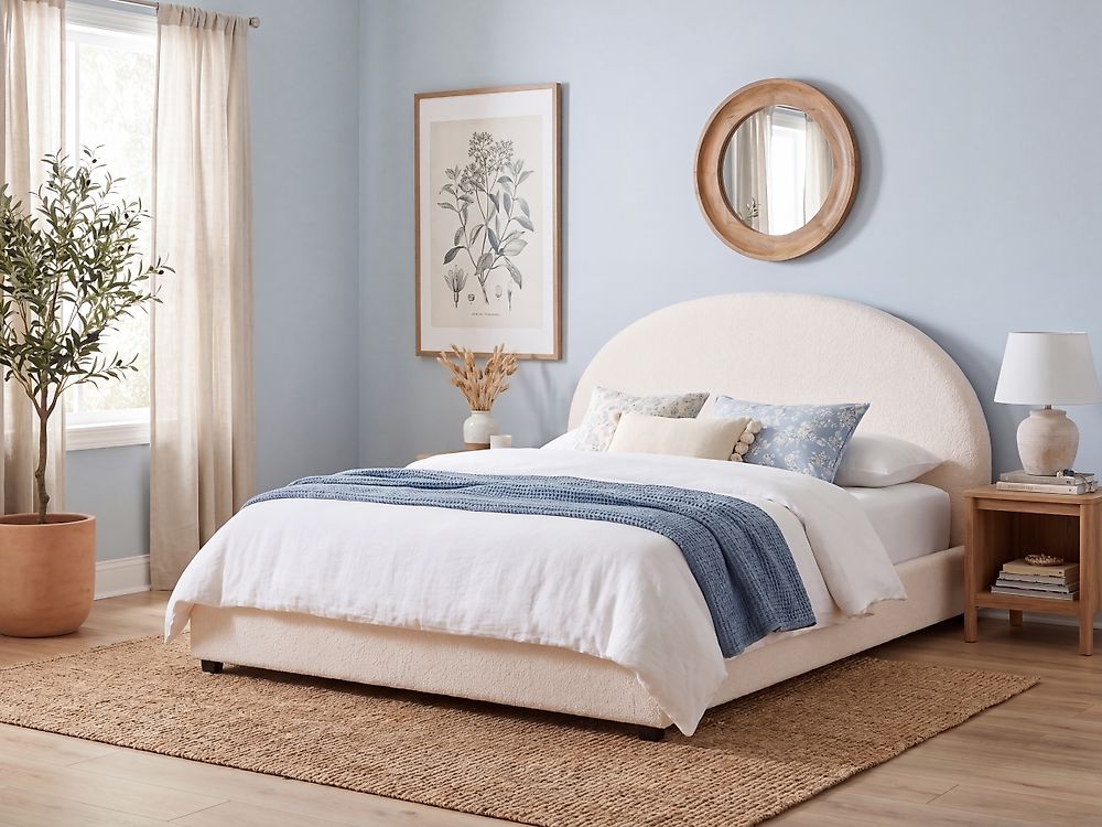 Seng Bouclé VAUCLUSE 160 x 200 cm Off white