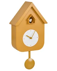 Pendulum clock BONNEVAL 24 cm with Cuckoo Yellow_1151121