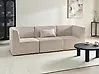 Modular Sofa 3 Seater LEMVIG Corduroy Beige