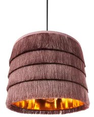 Pendant Lamp SUAPURE Fabric Pink_955326