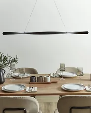 LED-riippuvalaisin MAHOI metalli Musta_919248