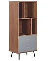 Shelving Unit RICHMOND 139 cm Dark Walnut